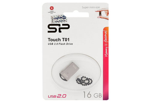 فلش مموری سیلیکون پاور مدل Touch T01 ظرفیت 16 گیگابایت