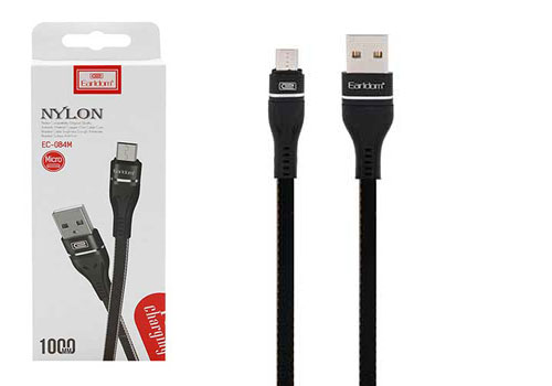 کابل تبدیل USB به microUSB ارلدام مدل EC-084M طول 1 متر