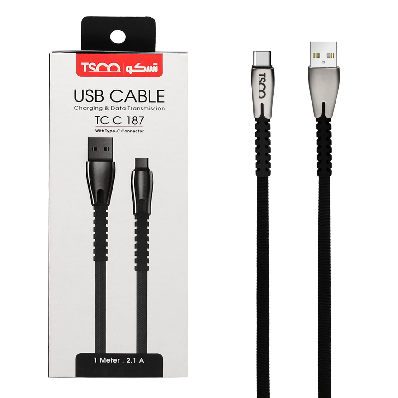 کابل تبدیل USB به USB-C تسکو مدل TC C187